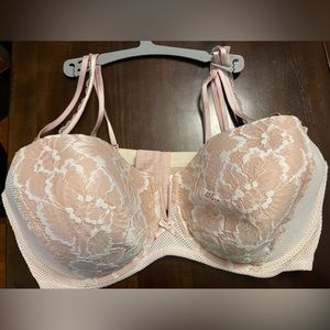 NWOT Cacique Blush Pink Strapless Bra